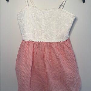 Lilly Pulitzer White and Red Kids Dress